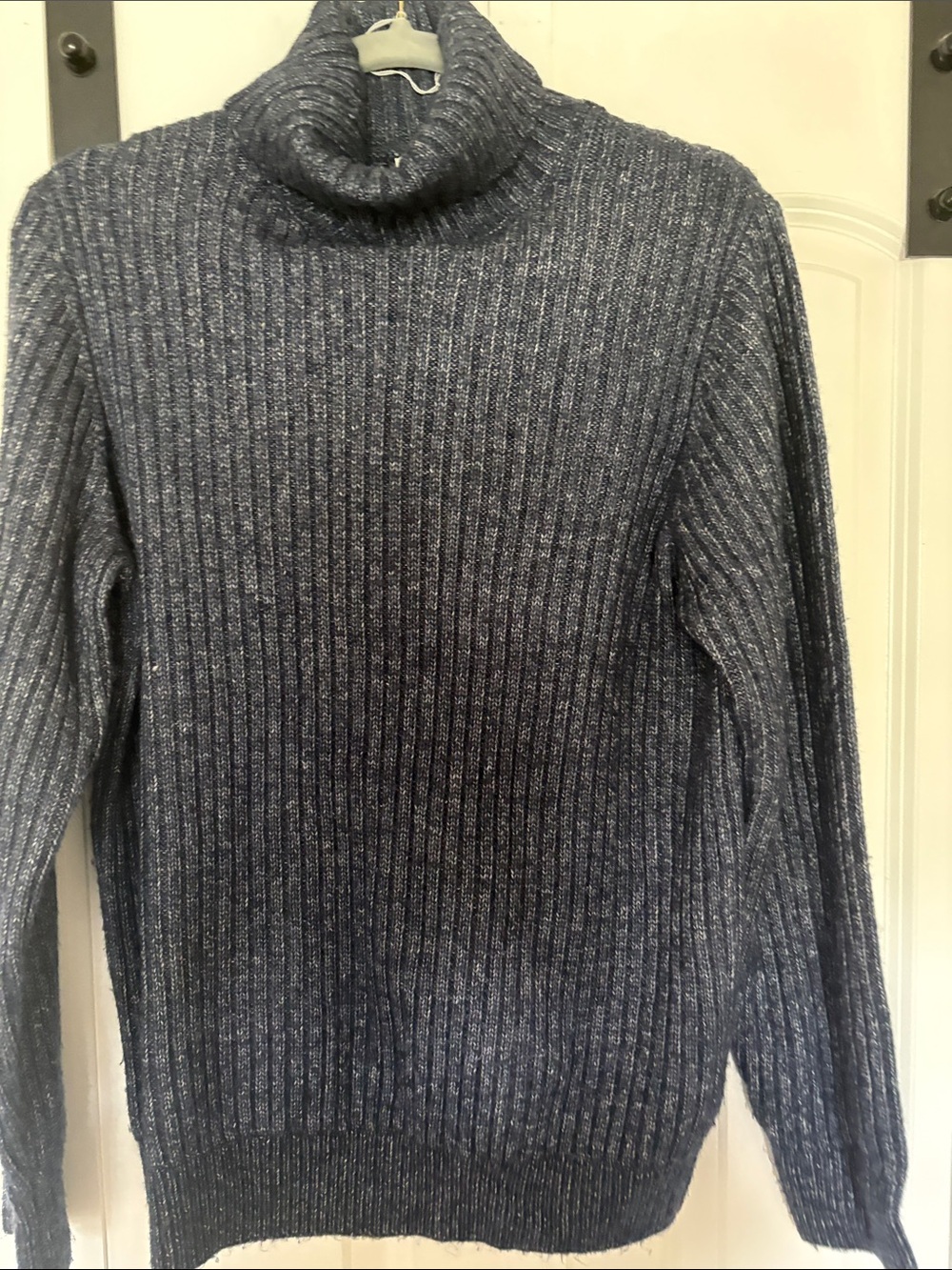 Women’s Ribbed Turtleneck Sweater - Navy